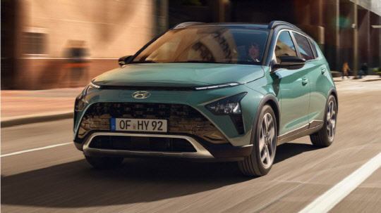 현대자동차 유럽 전략 차종 바이욘. 현대차 유럽 홈페이지